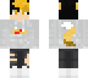 orange haired wolf