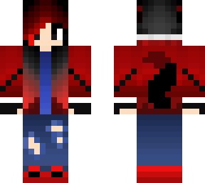 person with red bangs 2