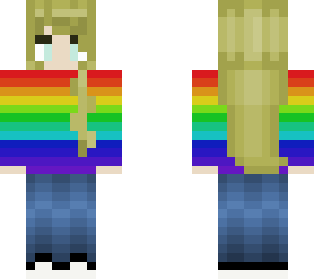 rainbow blonde