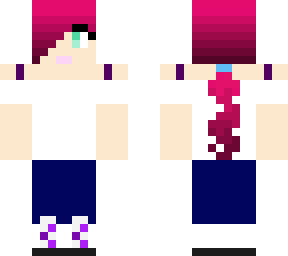 raspberry hair girl