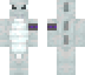 snowy dragon with an armband