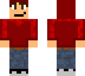 boy with red hoodie
