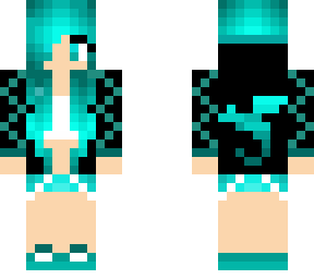 cool neon blue