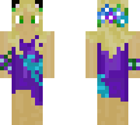 fancy purple girl