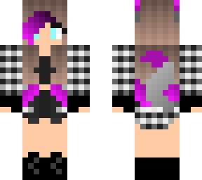 purple tips wolf girl (fix)