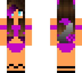 purple tips wolf girl in bathing suit (fix)