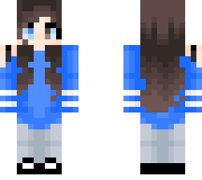 blue t-shirt gurl