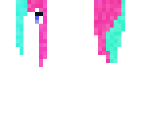 cotton candy hair base ( with eyes and my first ever base that turned out good)
