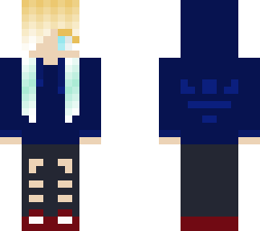 girl with dark blue hoodie
