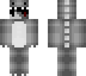grey scale dino cyborg suit