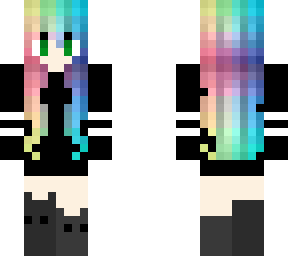 rainbow girl