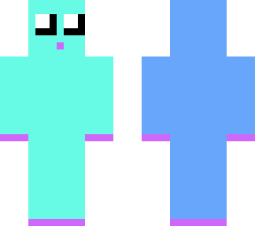 blauw and pink
