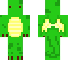 cute spotted dragon - green