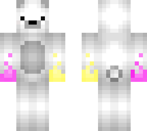 white polar bear fire pink yellow (fixed)