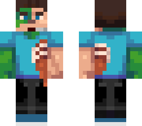 zombie steve with headset