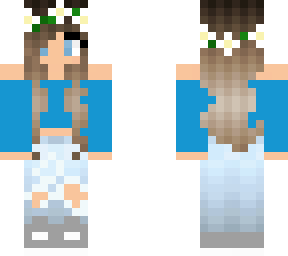 blue cute girl