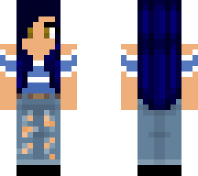 cute blue girl