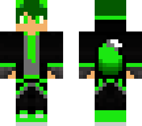 emerald wolf(part human)