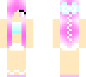 pastel bikini girl