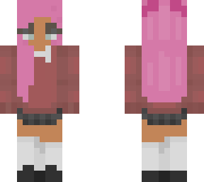 pink hair chara