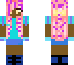 pixilated girl