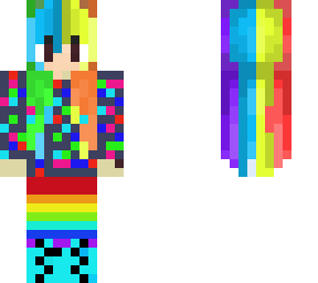 pixilated girl