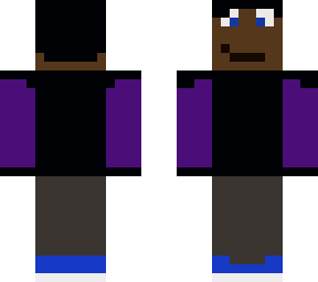 purple and black sweater