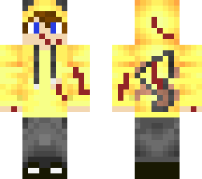 bloody pikachu boy