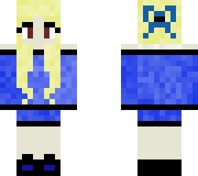 blue kawii girl
