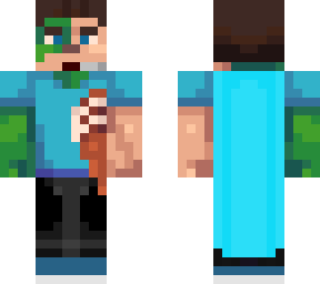 caped zombie steve