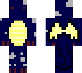 cute spotted dragon - navy blue