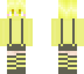 lemon boy soft fem pastel overalls