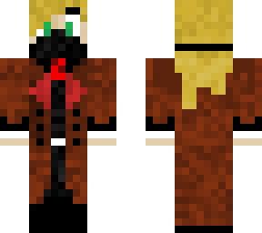 overcoated blonde boy