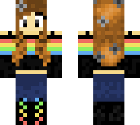 rainbow girl