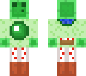 slime skin with cake
