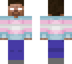 Trans Icon Herobrine Minecraft Skin