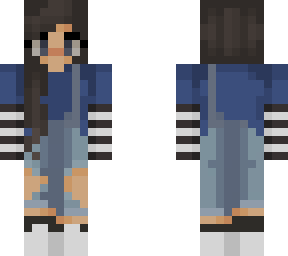 blue overalls