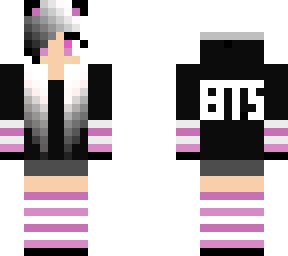 cat bts girl