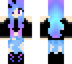 galaxy girl- ripped jeans/crop top (updated)