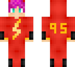 pink hair lightning mcqueen onesie
