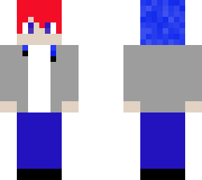 the blue hoodie