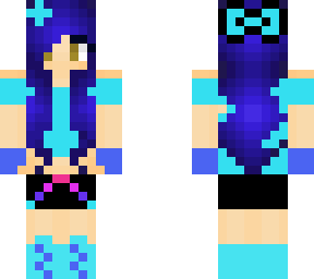 blue bow