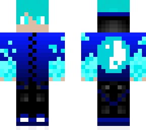 blue fire dragon boy