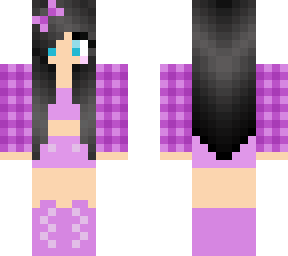purple with blue eyes