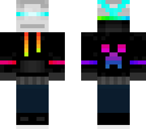 cool rainbow robot