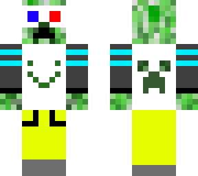 creeper with 3d glasses