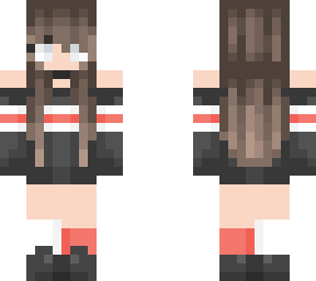gray, red & white.