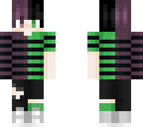 green & purple