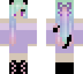 neko girl (base by iimuffinskinsandbasesii)