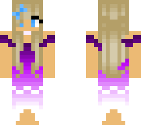 purple dress